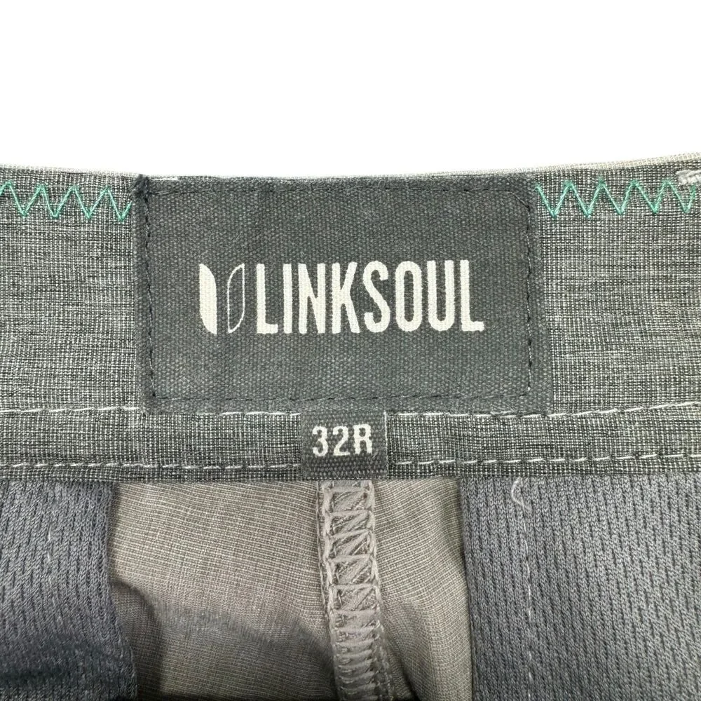 Linksoul Pants Men’s 32R Beige Chino Performance Preppy Casual Outdoor Golf Flex